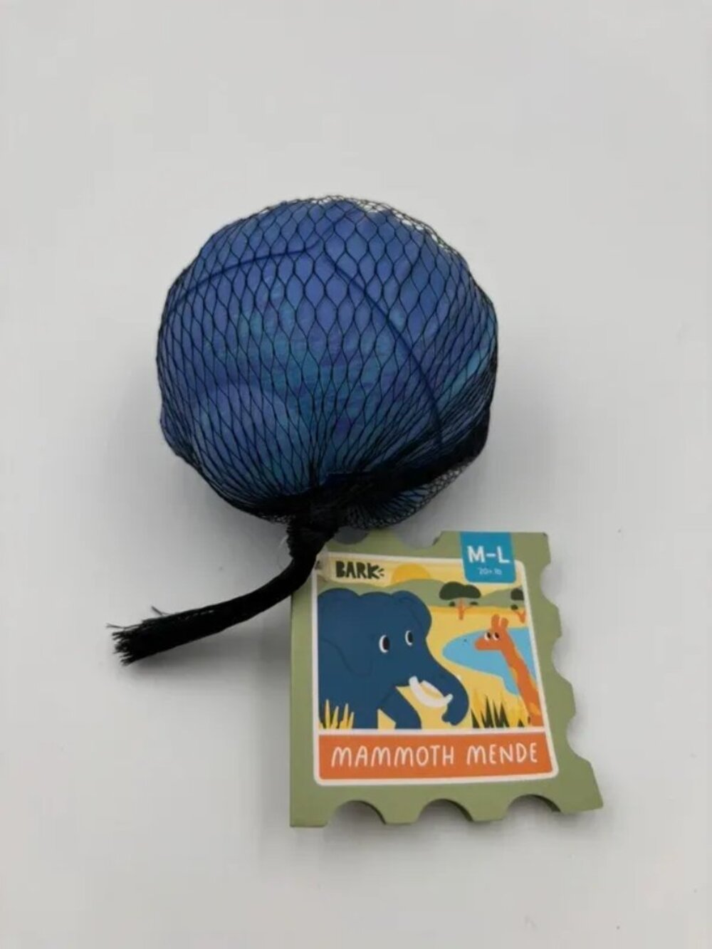 Bark Box Super Chewer Mammoth Mende Fetch & Squeak Dog Toy M-L 20+ lbs